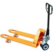Orange dedicated warehouse hand cart