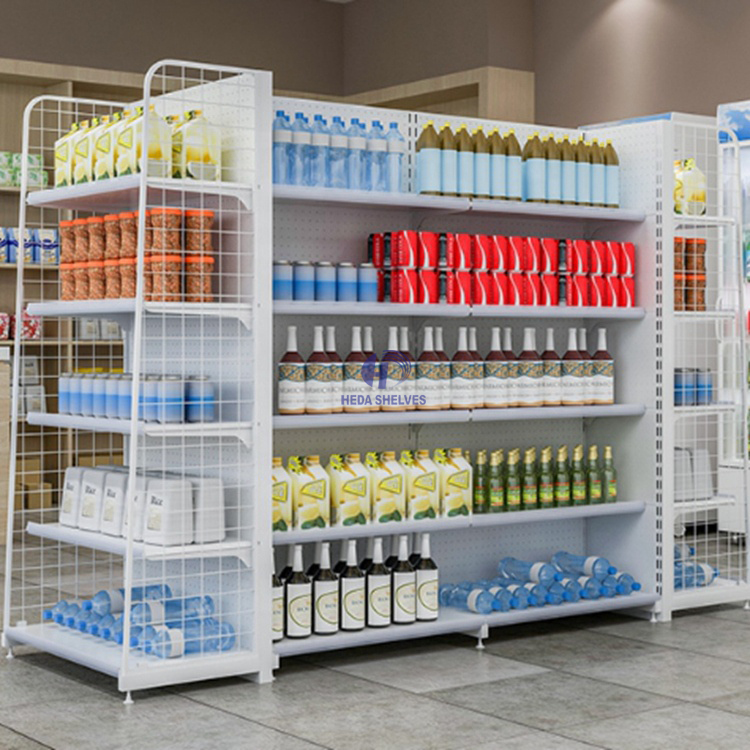 New Design Grocery Supermarket Shelf - China Guangzhou HEDA Shelves Co.,Ltd