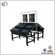 Double side black vegetable & fruit rack