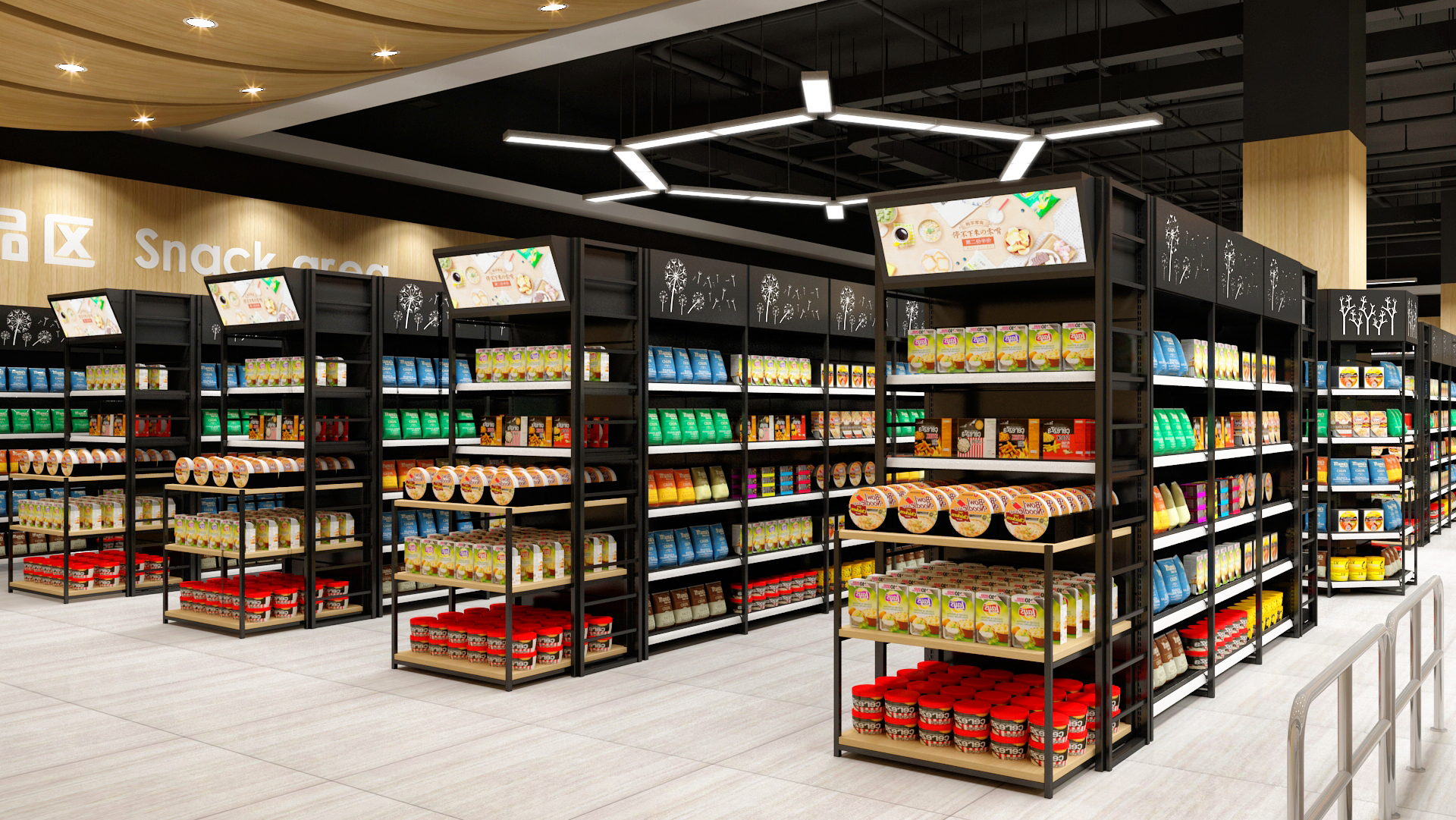 Supermarket shelf Supermarket ShelvesGuangzhou HEDA Shelves Co.,Ltd.