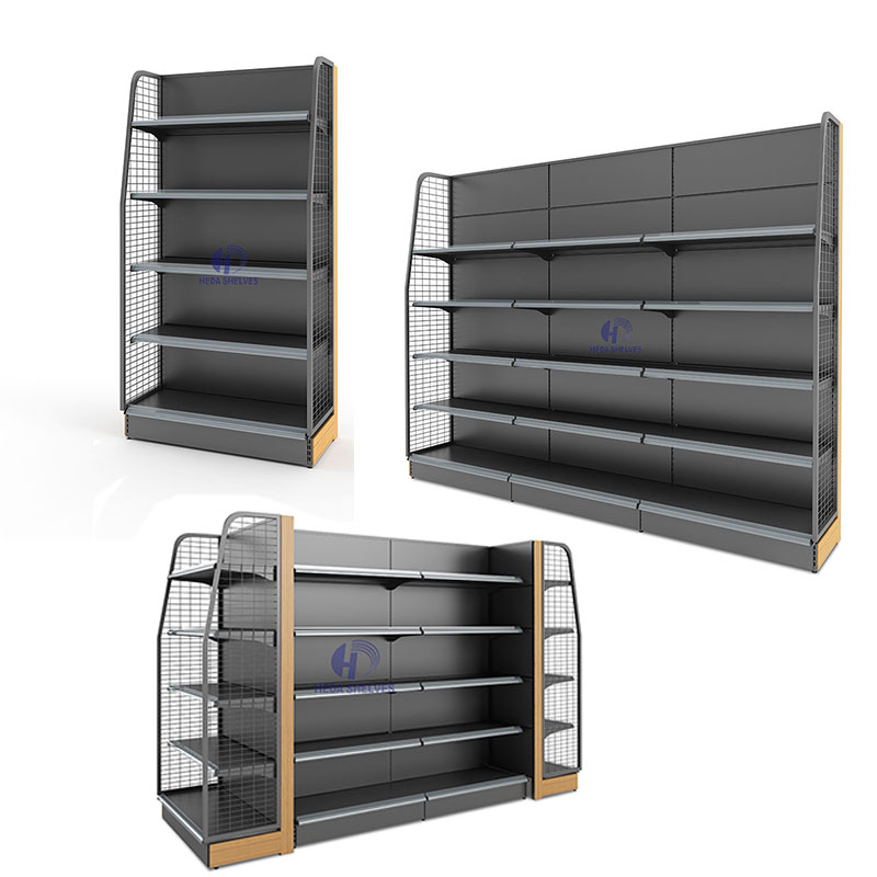 supermarket racks
