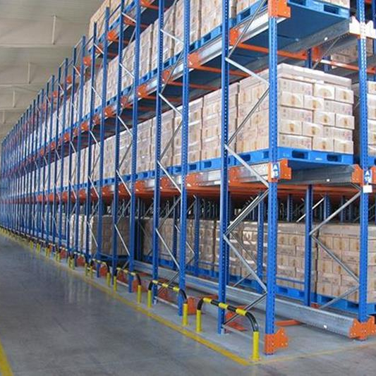 warehouse shelves