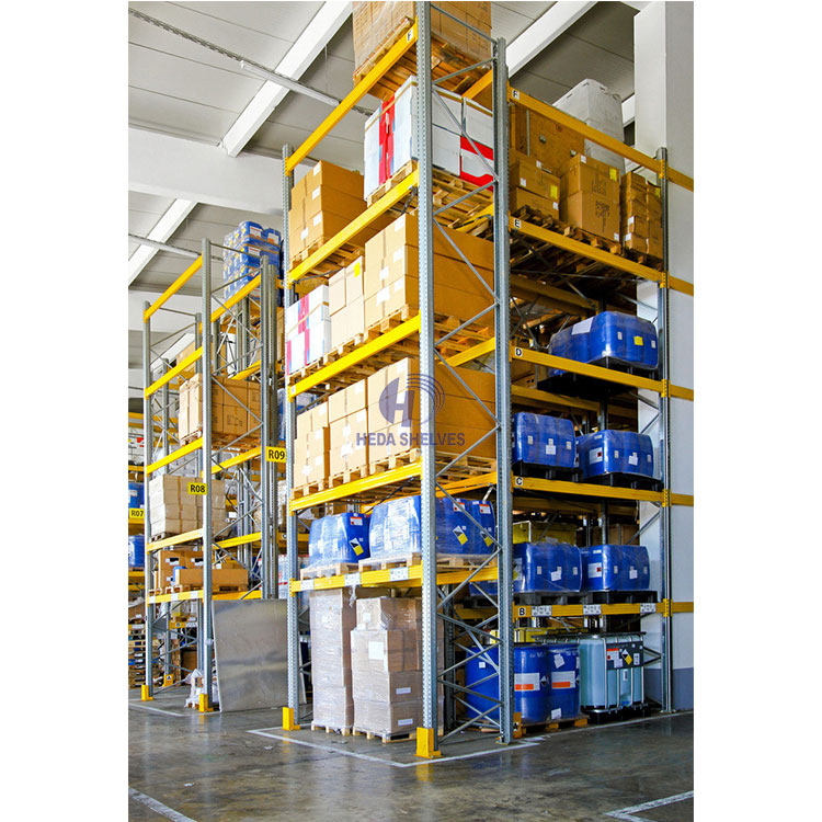 High bay pallet racking