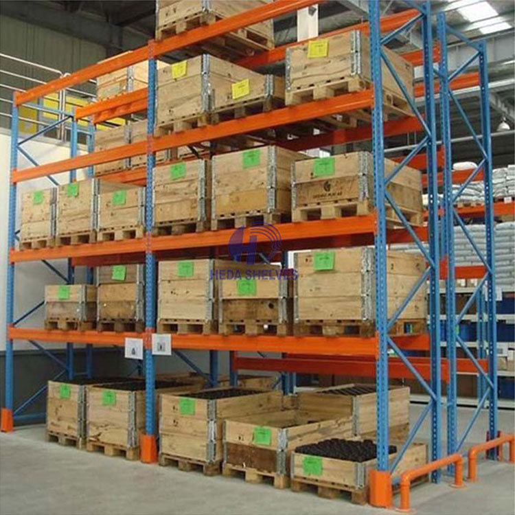 Industrial pallet racks for warehouse