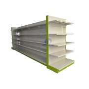 shelves label supermarket